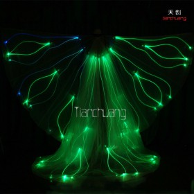 Full color walk stilts led butterfly wings for dancer